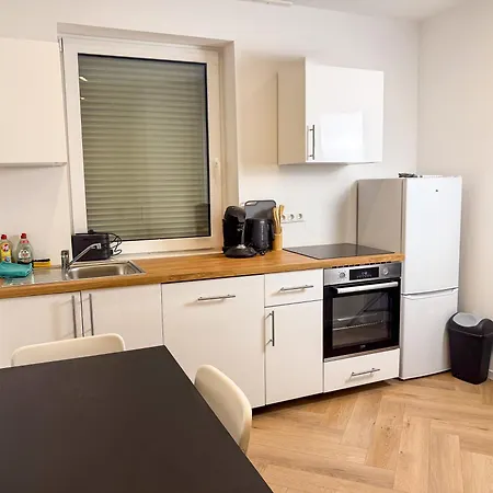 公寓 Ruhr Business Mit 5 Einzelbetten Privat Parkplatz