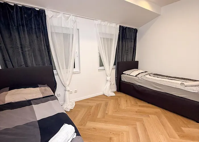 Ruhr Business Mit 5 Einzelbetten Privat Parkplatz إسن