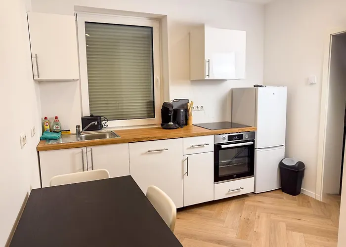 公寓 Ruhr Business Mit 5 Einzelbetten Privat Parkplatz